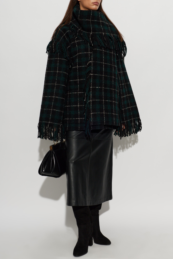 TOTEME Wolljacke mit dekorativem Schal