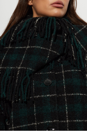 TOTEME Wolljacke mit dekorativem Schal