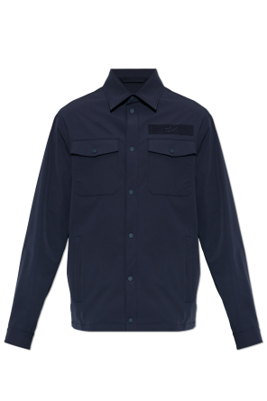 Chaqueta ligera con parche del logo
