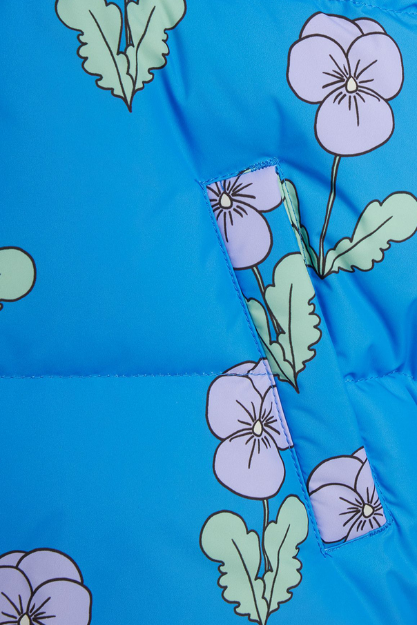 Mini Rodini Insulated jacket with floral motif