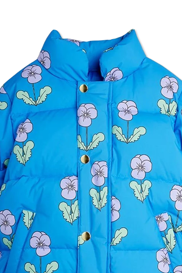 Mini Rodini Insulated jacket with floral motif