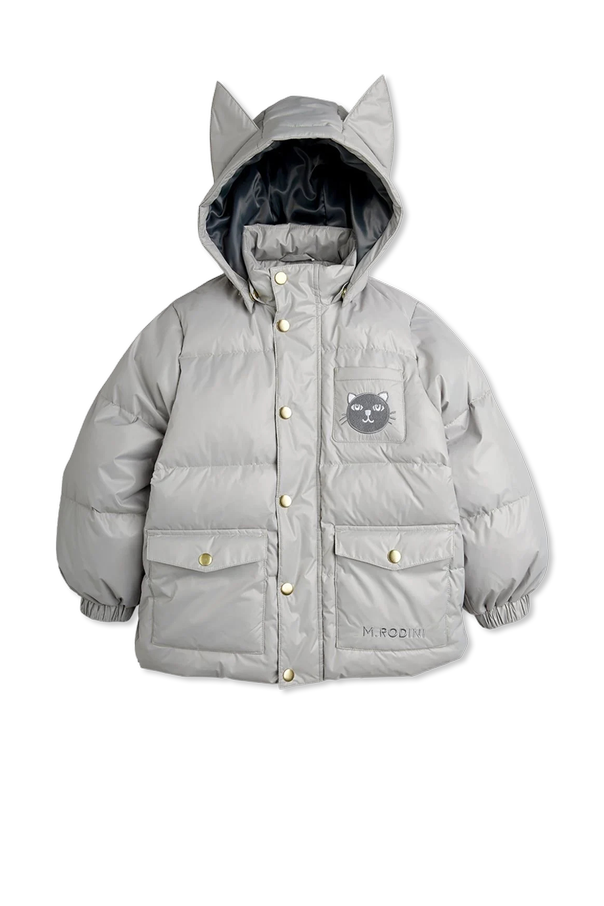 Insulated jacket with detachable hood od Mini Rodini