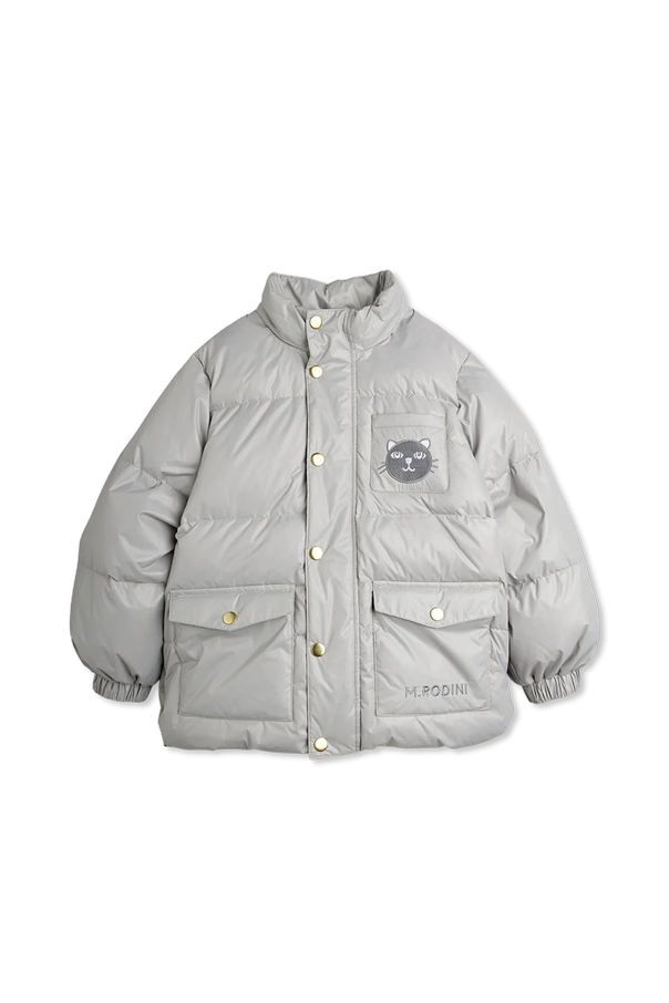 Mini Rodini Gefütterte Jacke mit abnehmbare Kapuze