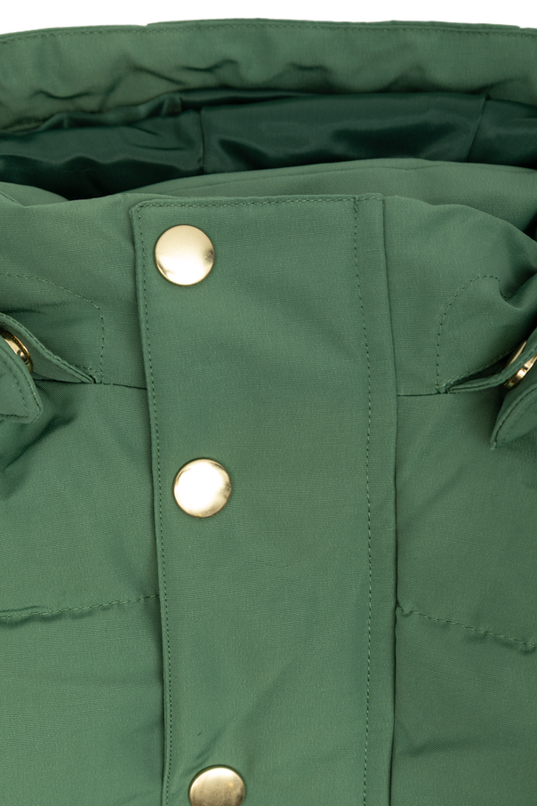 Mini Rodini Chaqueta acolchada con capucha desmontable