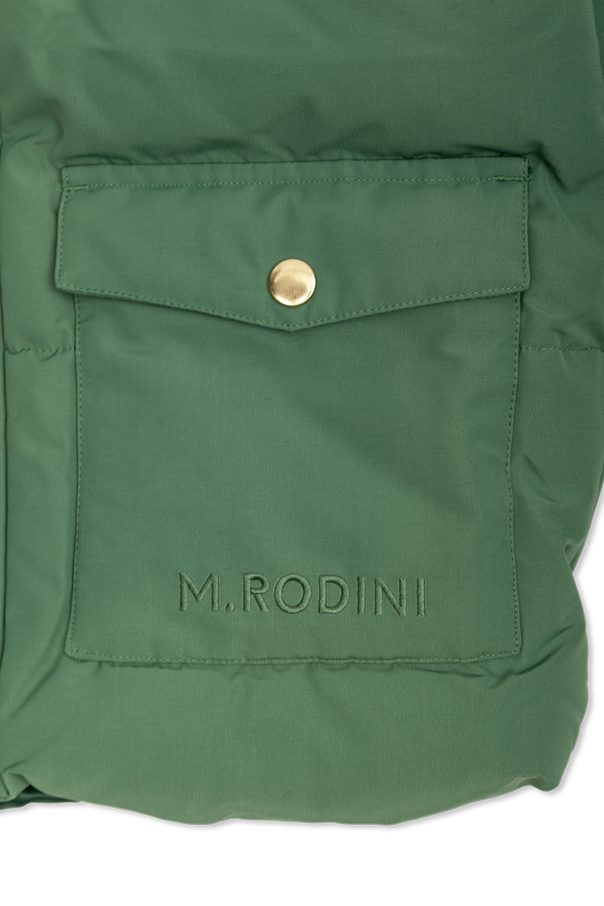 Mini Rodini Chaqueta acolchada con capucha desmontable
