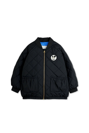 Insulated jacket with logo patch
