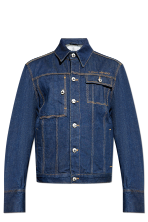 Denim jacket with embroidered logo od Vivienne Westwood