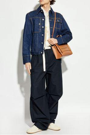 Denim jacket with embroidered logo od Vivienne Westwood