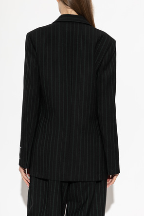 Off-White Americana de lana con solapas cerradas