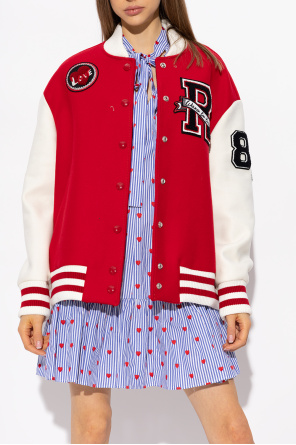 Red Sneaker valentino Bomber jacket