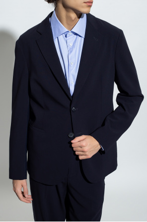 Giorgio armani gestrickte GIORGIO armani gestrickte relaxed-fit virgin wool suit