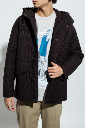 Giorgio Armani Hooded wool jacket