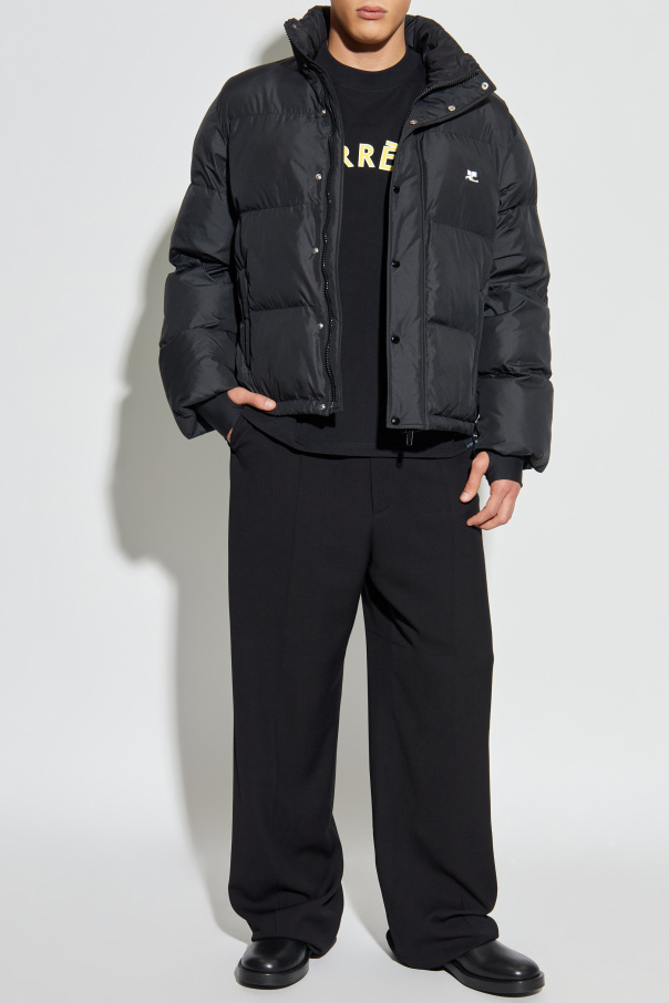 Courrèges Chaqueta acolchada con logo