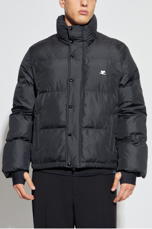 Courrèges Chaqueta acolchada con logo