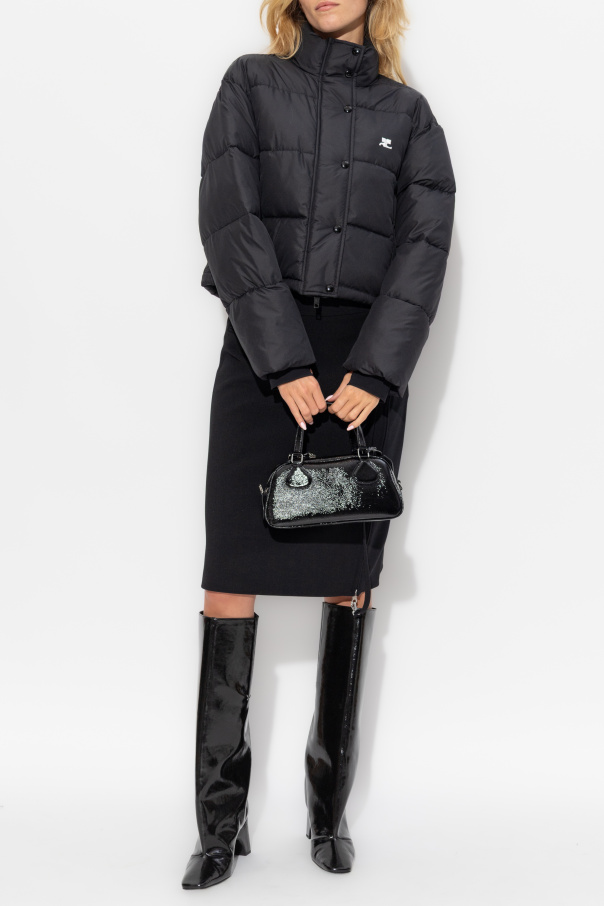 Courrèges Gefütterte Jacke mit Logo