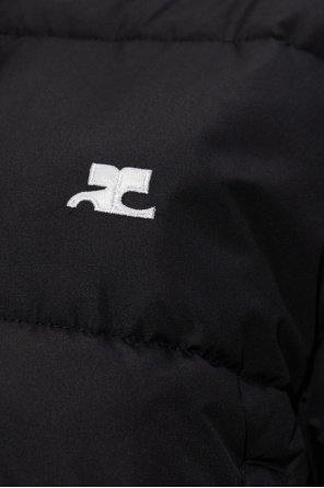 Courrèges Gefütterte Jacke mit Logo