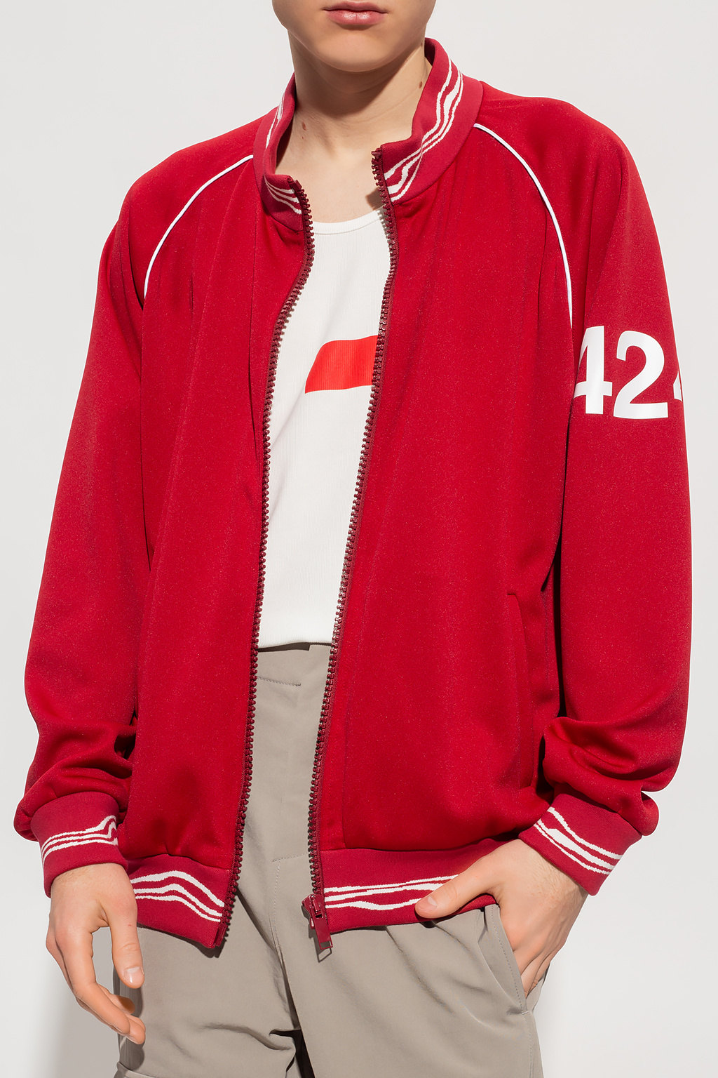 424 DIESEL LOGO-EMBROIDERED SWEATSHIRT