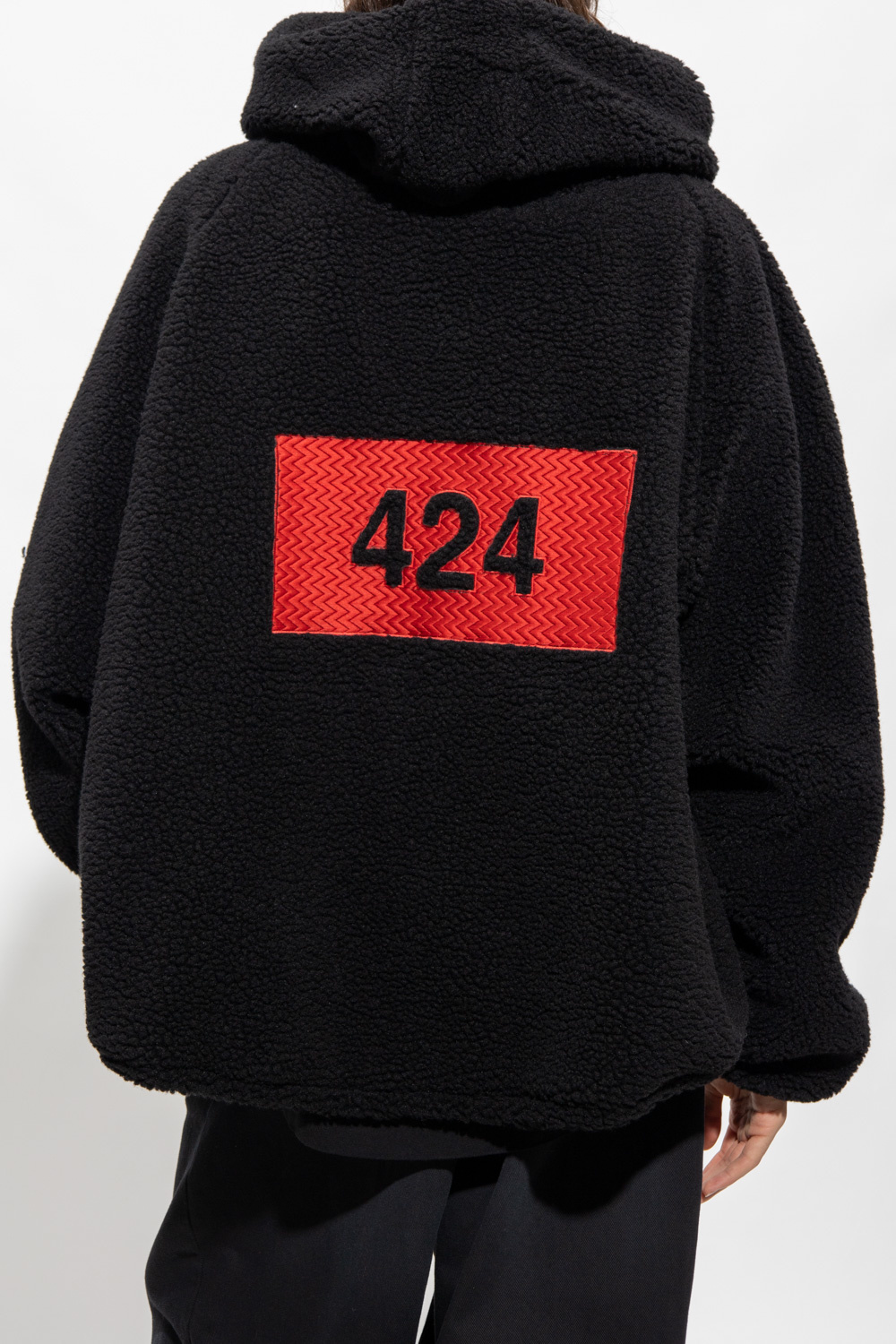 424 Hooded fleece hoodie