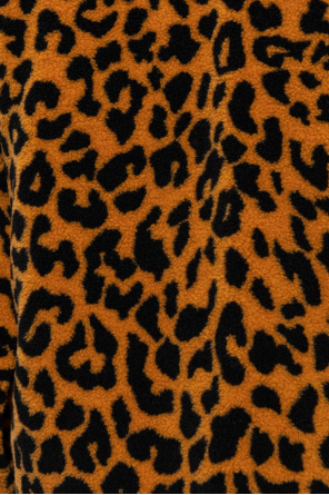 Just Don Fleece sweatshirt with animal pattern