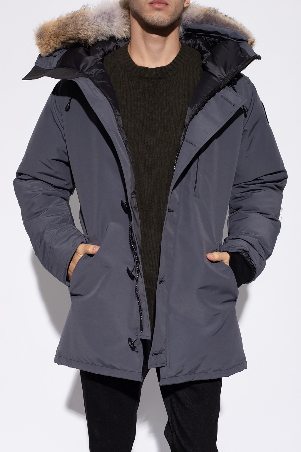 Canada Goose ‘Chateau’ parka with logo