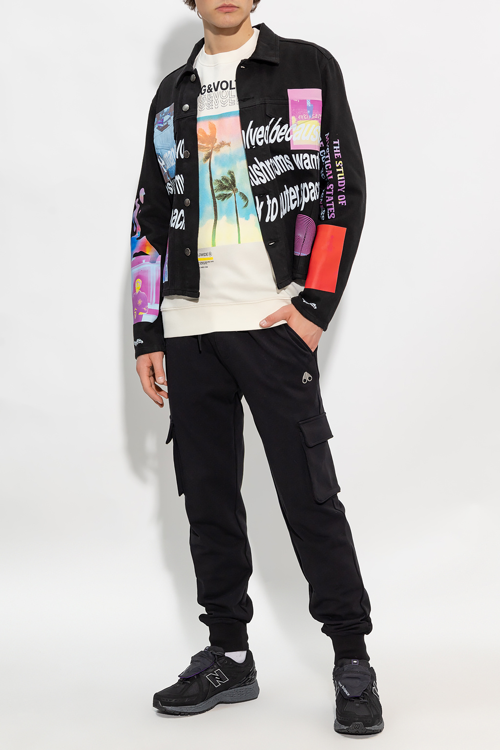 MSFTSrep Printed neckline jacket