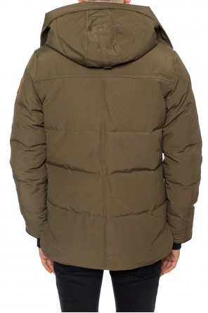 Canada Goose 'Macmillan' hooded quilted down knitted jacket