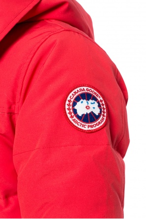 Canada Goose 'Kids logo-print crew neck T-shirt Weiß