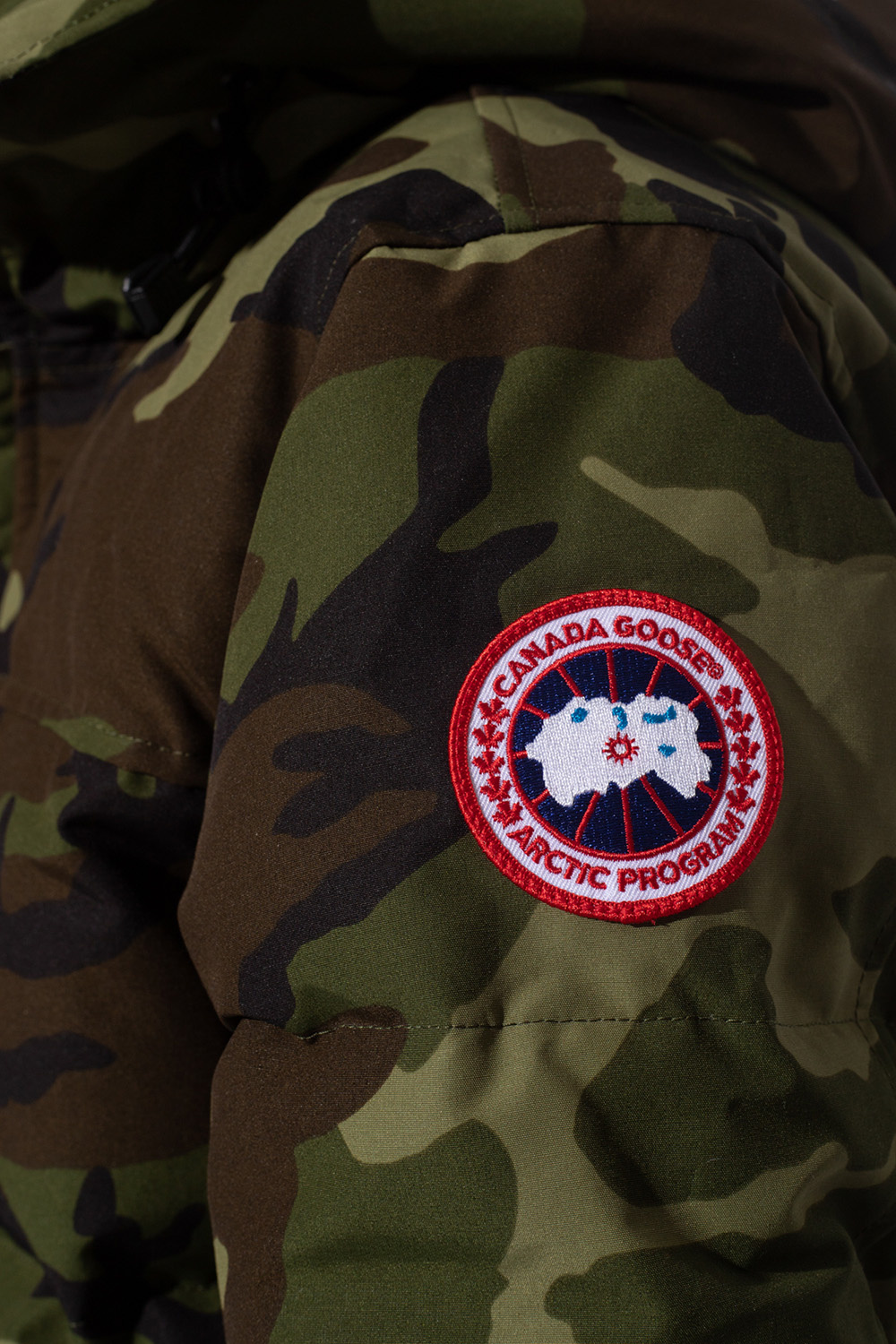 canada goose camo parka