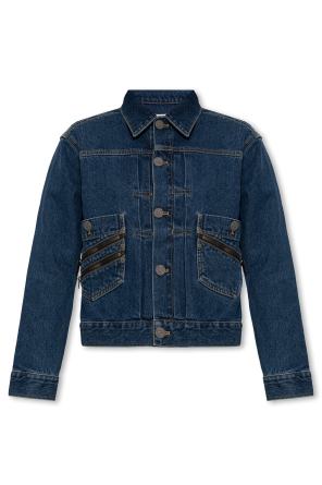 G4 zip-up jacket Schwarz