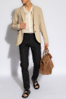 Emporio Armani beige Blazer with snap closures