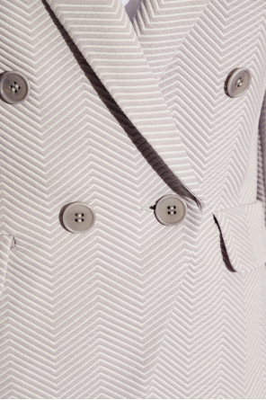 Emporio Armani Blazer with herringbone pattern