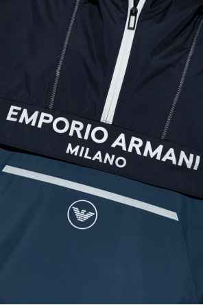 Emporio armani Print Hooded jacket