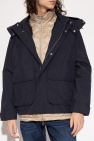 Emporio Armani NAVY BLUE Two-layered waterproof jacket