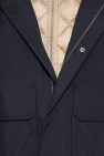 Emporio Armani NAVY BLUE Two-layered waterproof jacket