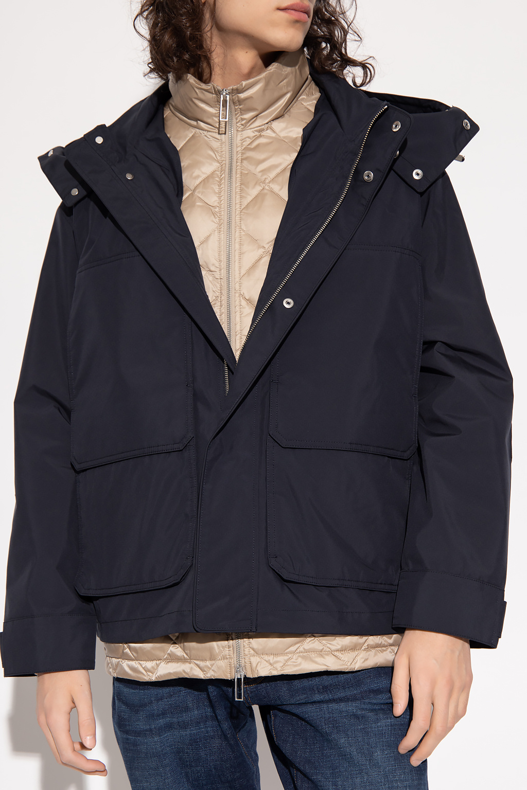 emporio armani waterproof jacket