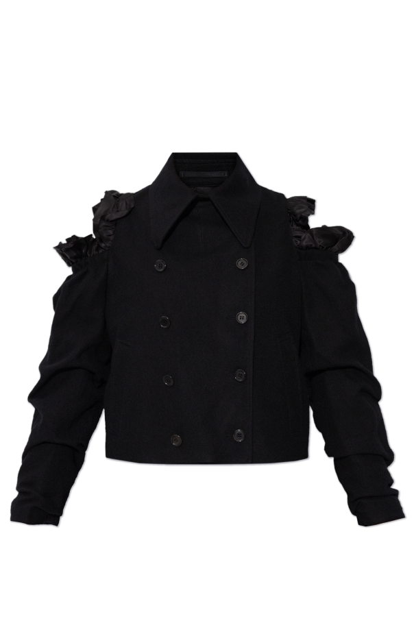 Comme des Garçons Noir Kei Ninomiya Double-breasted jacket with slits