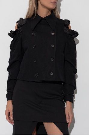 Comme des Garçons Noir Kei Ninomiya Double-breasted jacket with slits