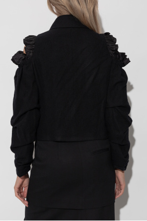 Comme des Garçons Noir Kei Ninomiya Double-breasted jacket with slits