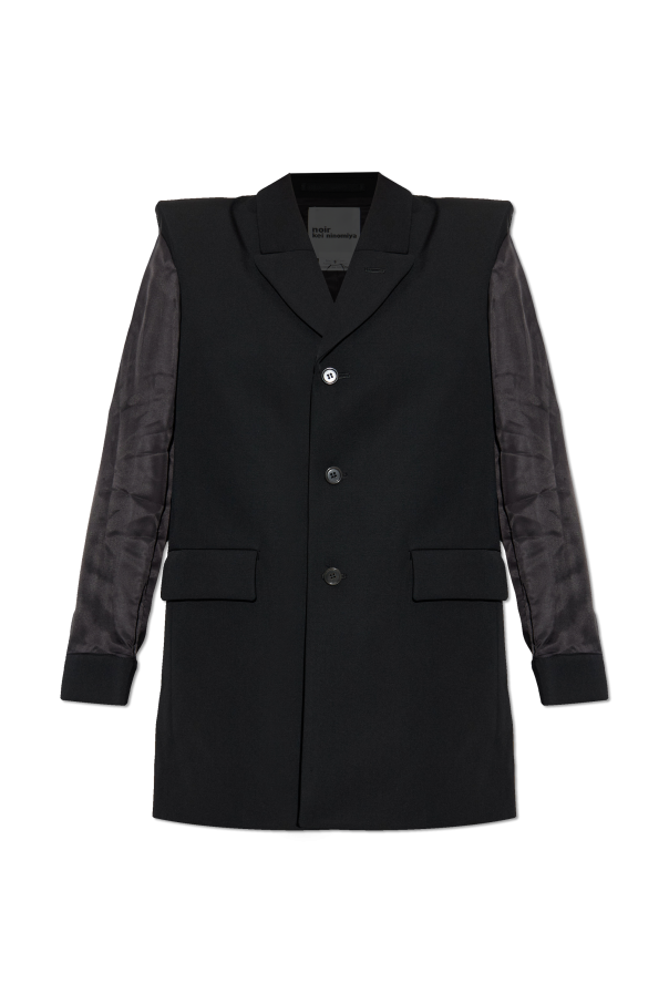 Jacket made of combined fabrics od Comme des Garçons Noir Kei Ninomiya