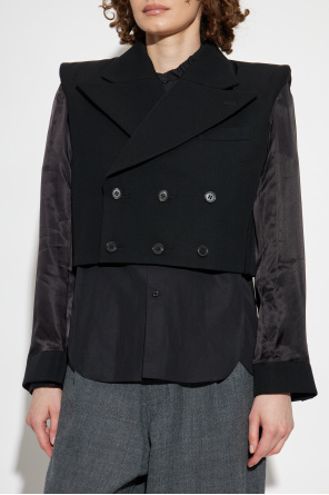 Comme des Garçons Noir Kei Ninomiya Short double-breasted blazer