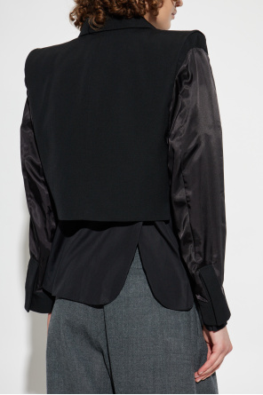 Comme des Garçons Noir Kei Ninomiya Short double-breasted blazer