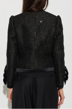 Comme des Garçons Noir Kei Ninomiya Americana con aplicaciones brillantes