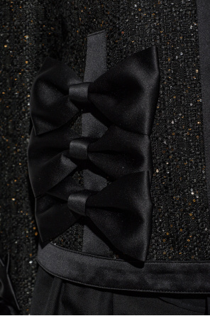Comme des Garçons Noir Kei Ninomiya Americana con aplicaciones brillantes