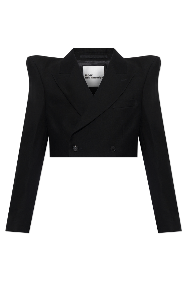 Wool double-breasted blazer od Comme des Garçons Noir Kei Ninomiya