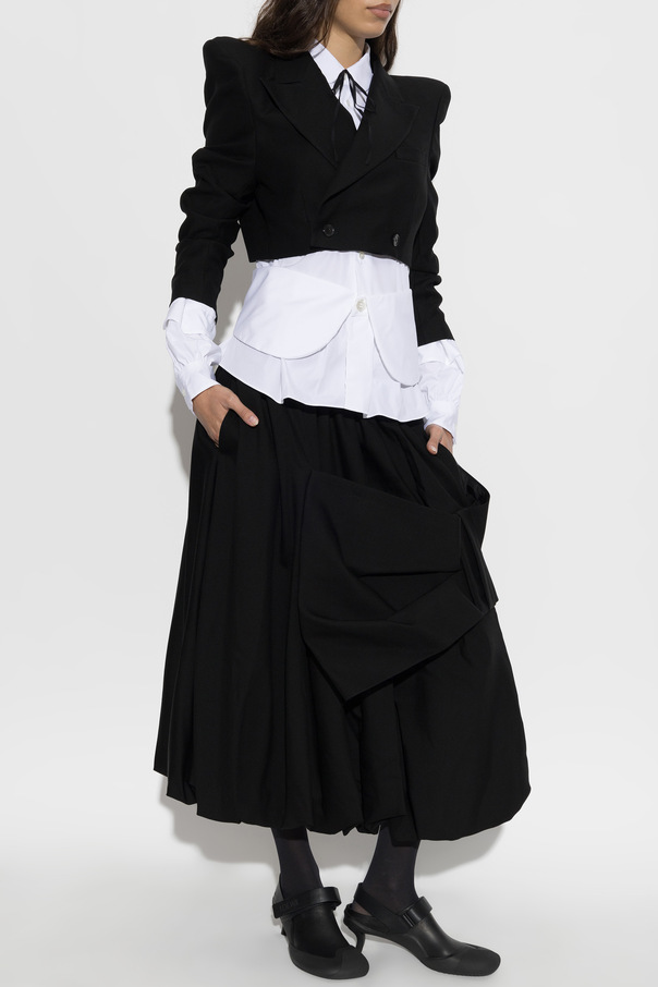 Comme des Garçons Noir Kei Ninomiya Wool double-breasted blazer