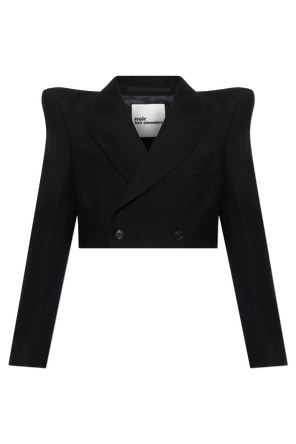 Wool double-breasted blazer