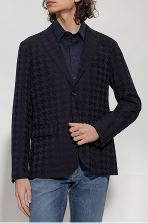 Emporio Armani knitted Cotton blazer