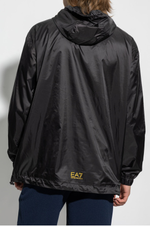 EA7 Emporio neck armani Emporio neck armani clasp-detail shoulder bag Black