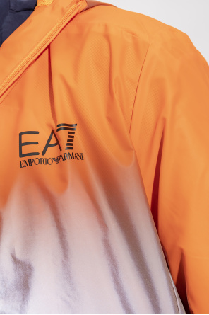 EA7 Emporio Armani Giorgio Armani buckle-embellished asymmetric shirt