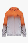 EA7 Emporio Armani ORANGE Hooded jacket